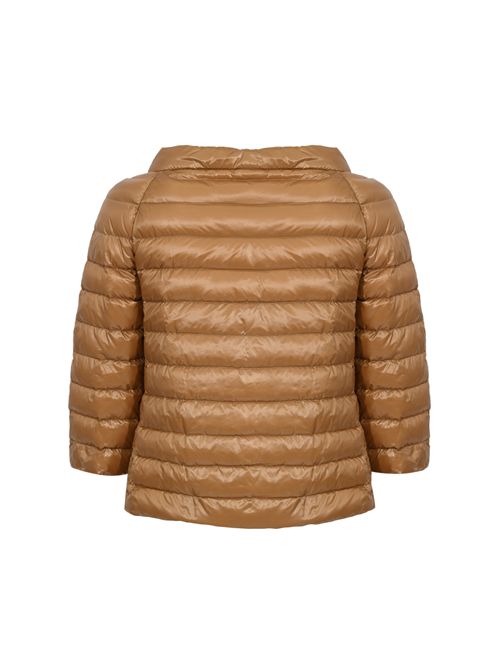 Piumino reversibile con maniche a 3/4 Cammello/Militare Herno | PI0769D 12017Z2177